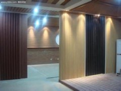 厂家直销生态木 单面外墙板 室外装修木塑墙板防水防火图1