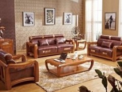 定制高档实木家具实木复合沙 实木桌子原木实木客厅沙发套装组合