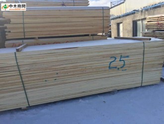 诚售3米4米无节板自然宽烘干板长期批发首选满洲里桦涌宏强木业
