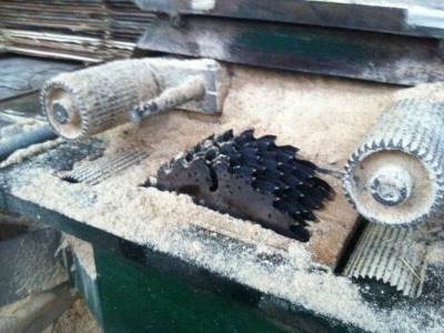 乌克兰制造松木方料板材槽板木地板条企业工厂设备