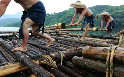 湖南省洪江市开展木材交易市场集中整治