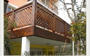 山东景观工程木材 市民阳光房 露台 阳台装修 天然防腐木图3