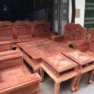 缅甸花梨火焰纹十件套沙发国内品牌