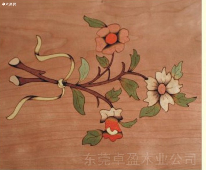 天然木皮与木饰面板品种：缅甸花梨