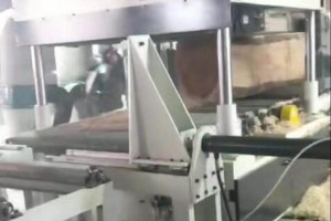 木工机械重型双面压刨工作视频
