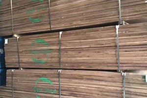 天津进口美国黑胡桃木板材高清视频