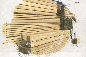 致禾芬兰木深度防腐木实木户外地板庭院平台板材赤松木方立柱现货