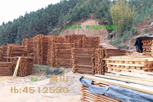 林场直供-本地香杉木材 原木条杉木条 杉木桩 屋梁房梁板材
