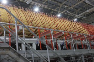 安徽六安年产30万立方米OSB生产线试生产！