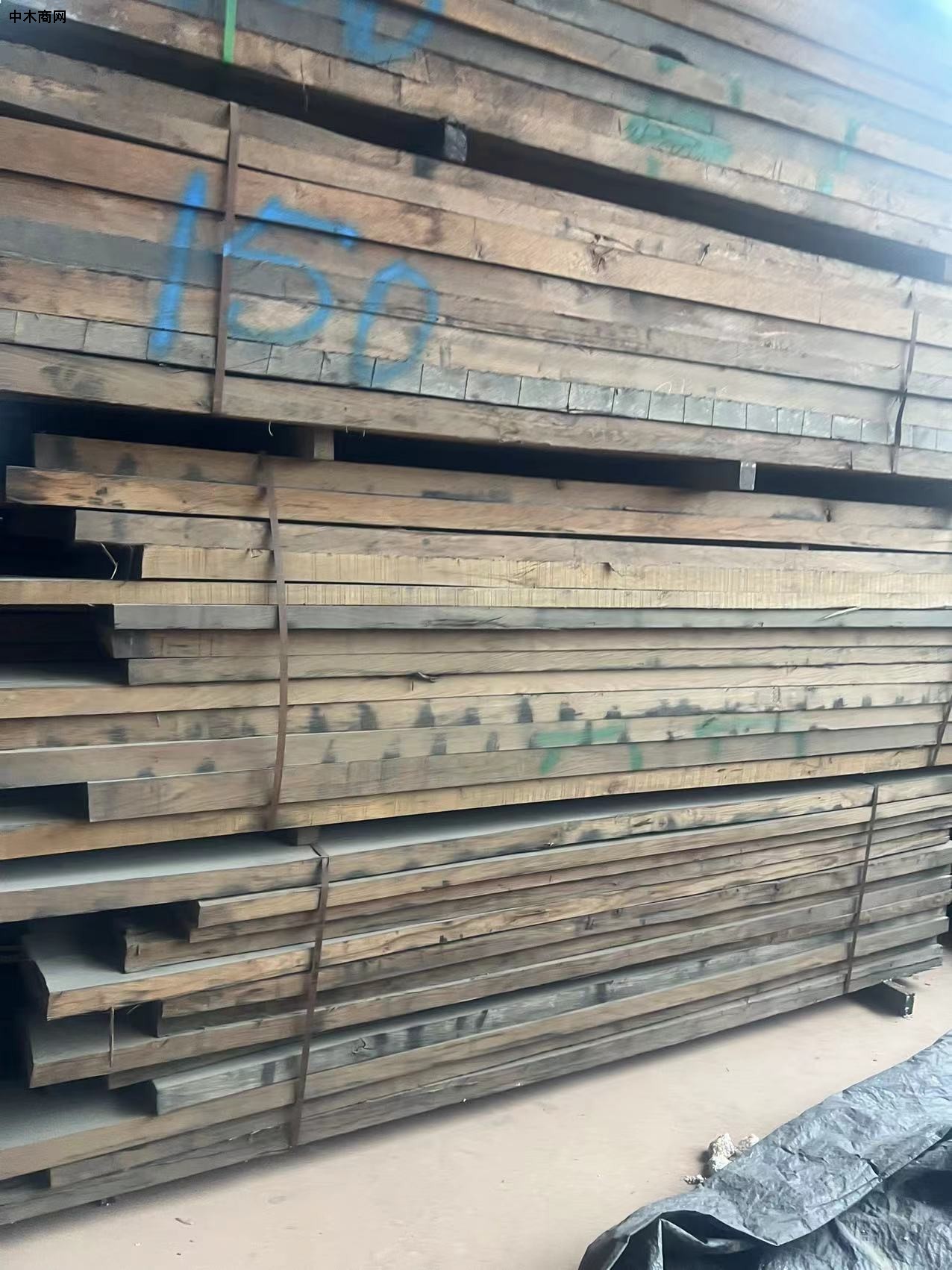 低价处理红橡木板材250吨,厚3到8公分